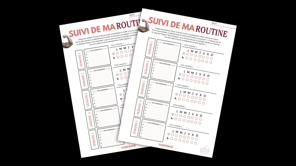 Suivi de routine YoGyFace