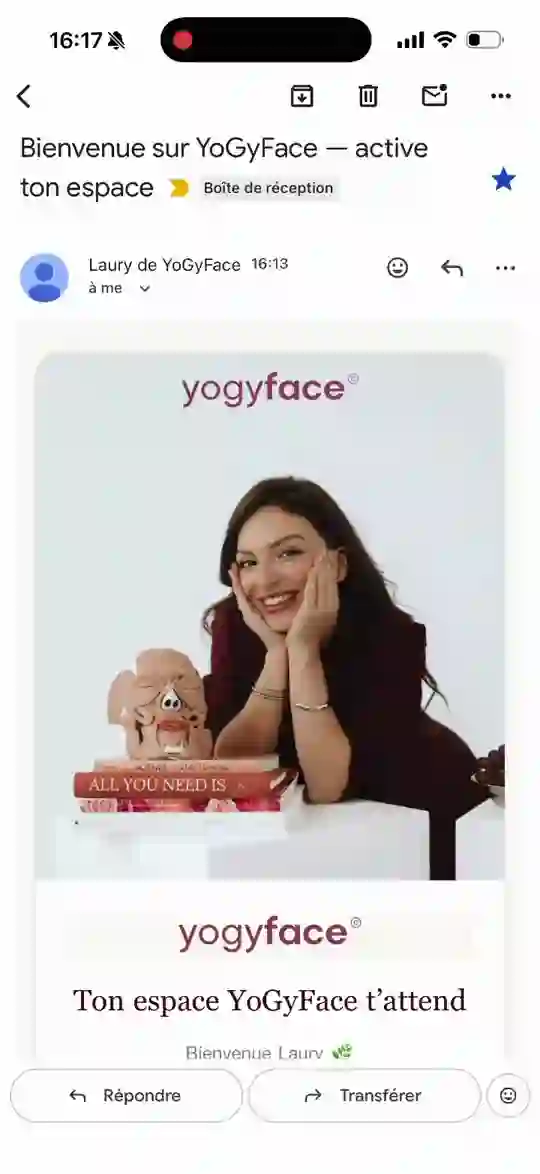 Installer YoGyFace sur iPhone